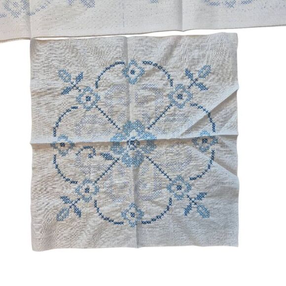 Quilt Blocks for Hand quilting, Vintage 1980, 12 squares, 22 embroidery floss - Picture 1 of 12